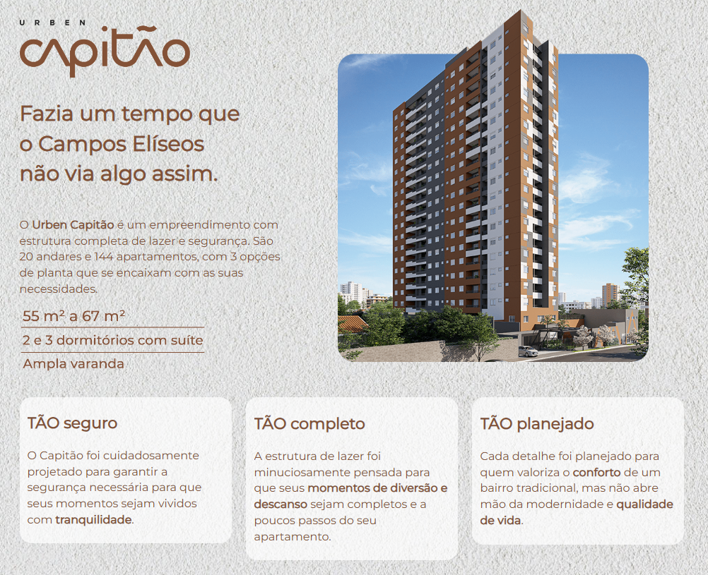 print de landing page para lançamento imobiliário